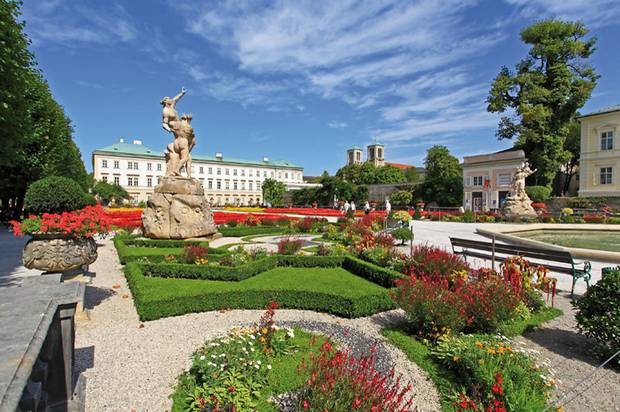 9. helyezett a salzburgi Mirabell kastély és kert 