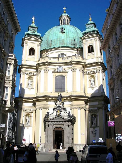 10. helyezett a Peterskirche Bécsben