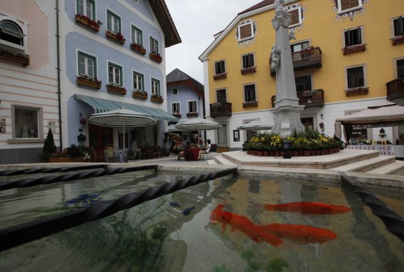 Felépült Dél-Kínában Hallstatt mása