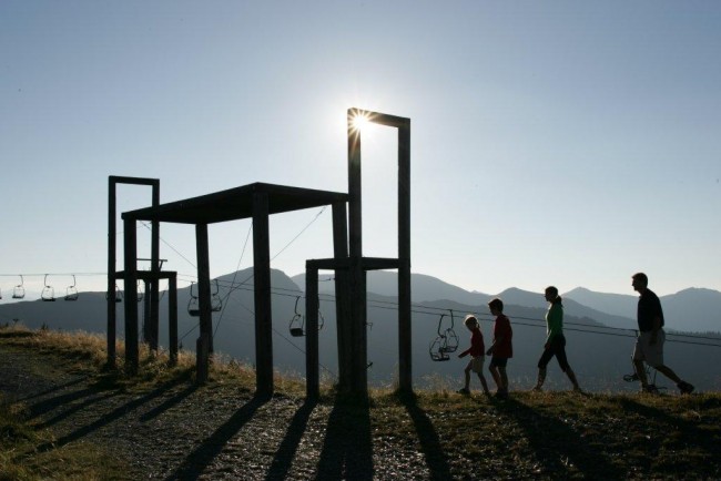 Művészet a hegyen Zell am See-ben