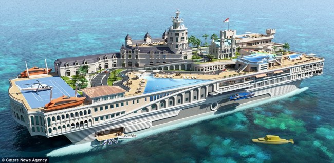 Készül a Monacót formáló szuper yacht
