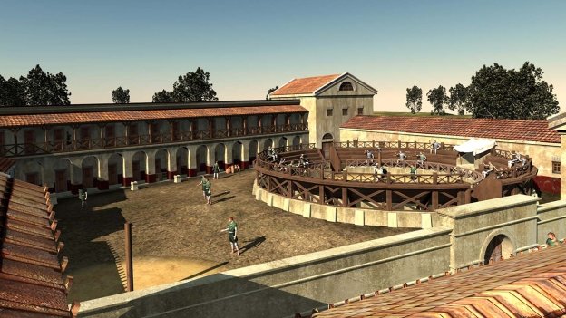 Megépítettek egy római gladiátoriskolát