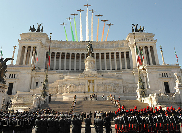 A köztársaság fennállását ünnepli Olaszország