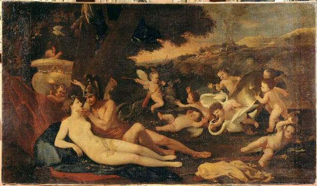 Poussin festményt találtak a Louvre raktárában