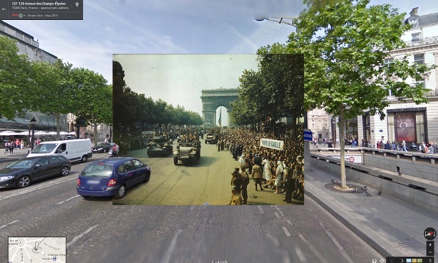 A második világháború a Street View-n