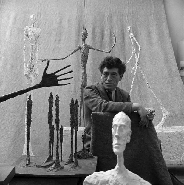 Giacometti-kiállítás Bécsben