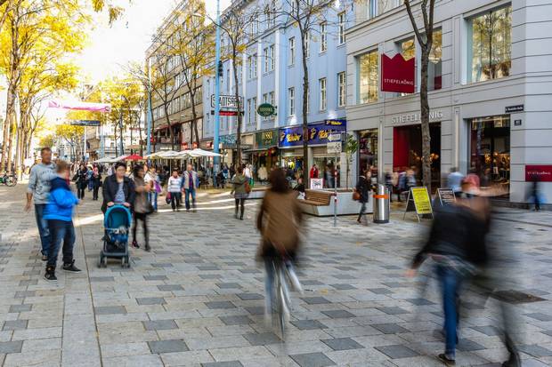 A gyaloglás az új divat Bécsben