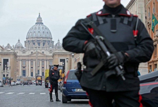 Rómában életbe léptek a biztonsági intézkedések