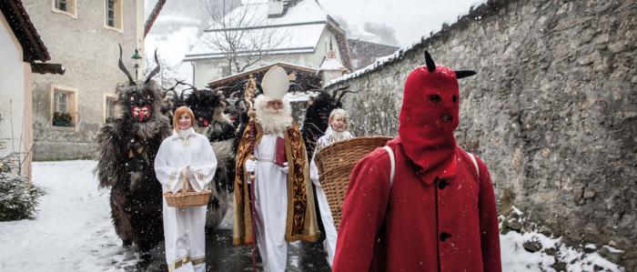 Krampuszok riogatnak Ausztriában