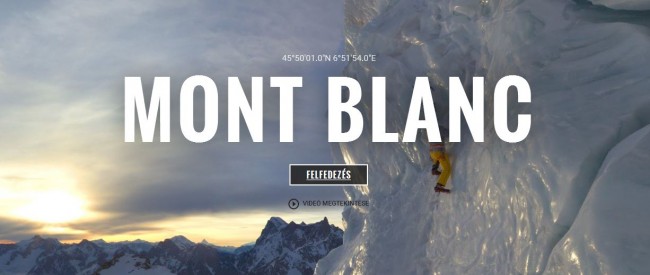 Mont Blanc-on járt a Google Street View