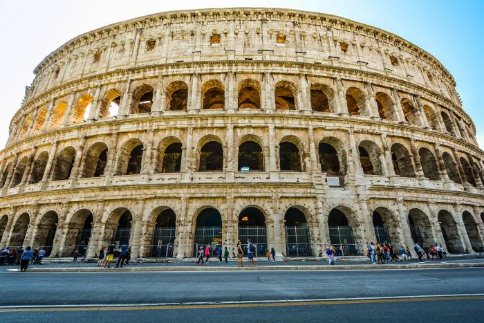 Már a Colosseum nézőterének legfelső szintjei is látogathatók