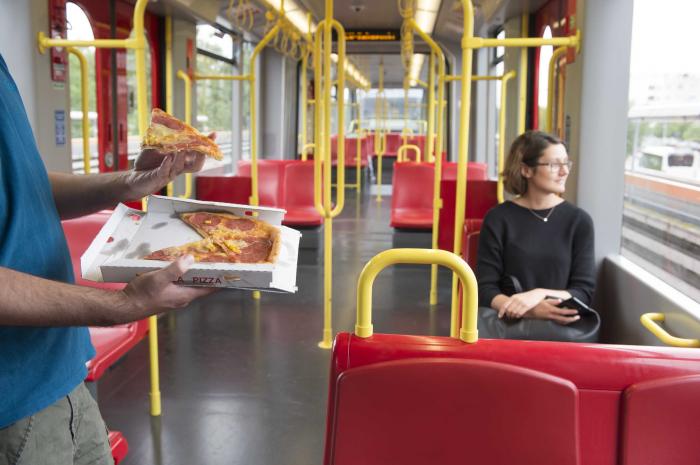Tilos enni az összes bécsi metrón